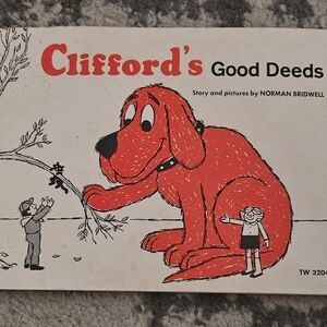 Vintage Clifford's Good Deeds Book - Red and Black Cover